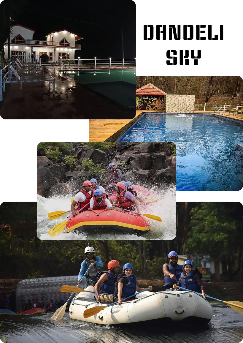 explore advetnure activite in dandeli with dabdeli sky resort